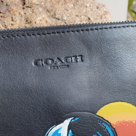 Star Wars X Coach Large Pouch With Darth Vader F85707 - Picture 4 of 9